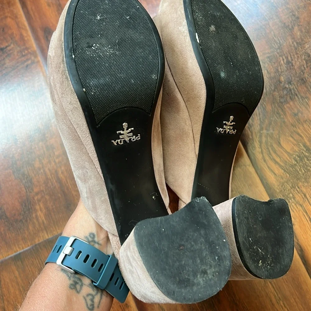 Prada Suede Platform Mule - Picture 3 of 5